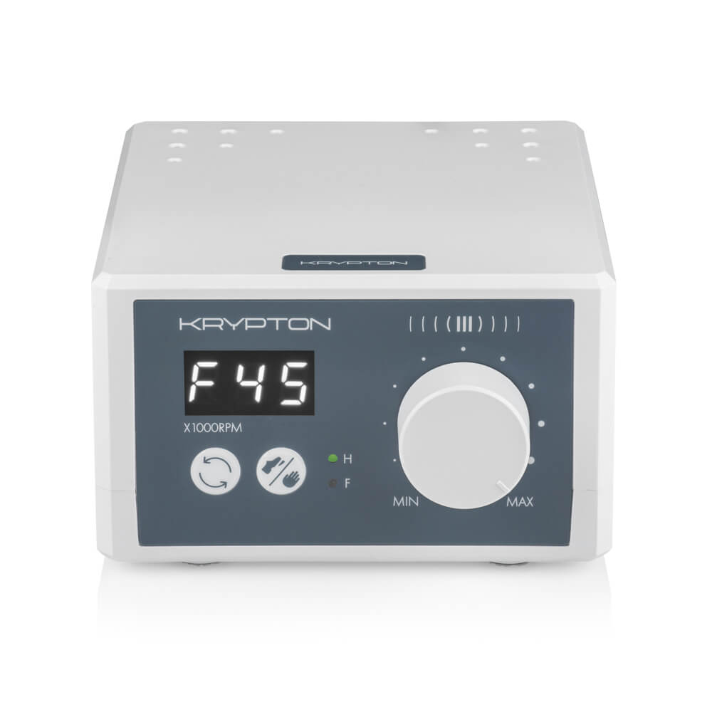 Nail Drill KRYPTON III XPS-450 at 100 W and 45,000 rpm. for manicure and pedicure