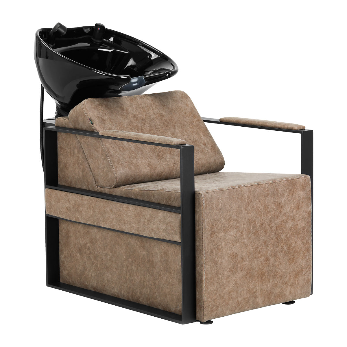 Gabbiano kadeřnický mycí box Modena starý hnědý