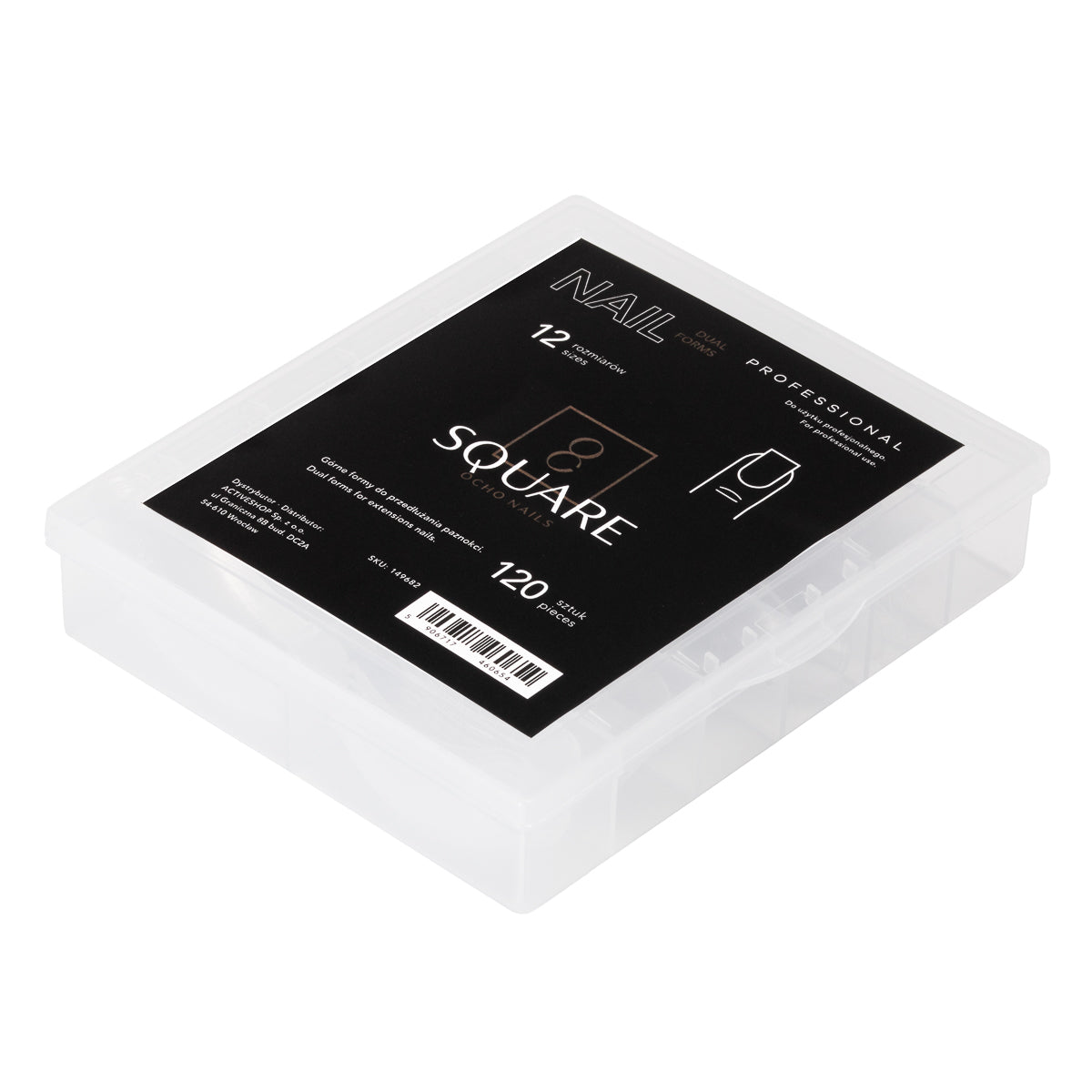 OCHO NAILS horní formy square 120 ks.