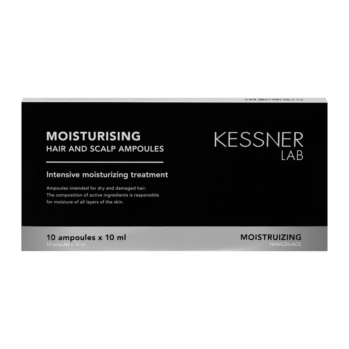 KESSNER LAB Moisturising ampule na pokožku hlavy a vlasy 10 x 10 ml