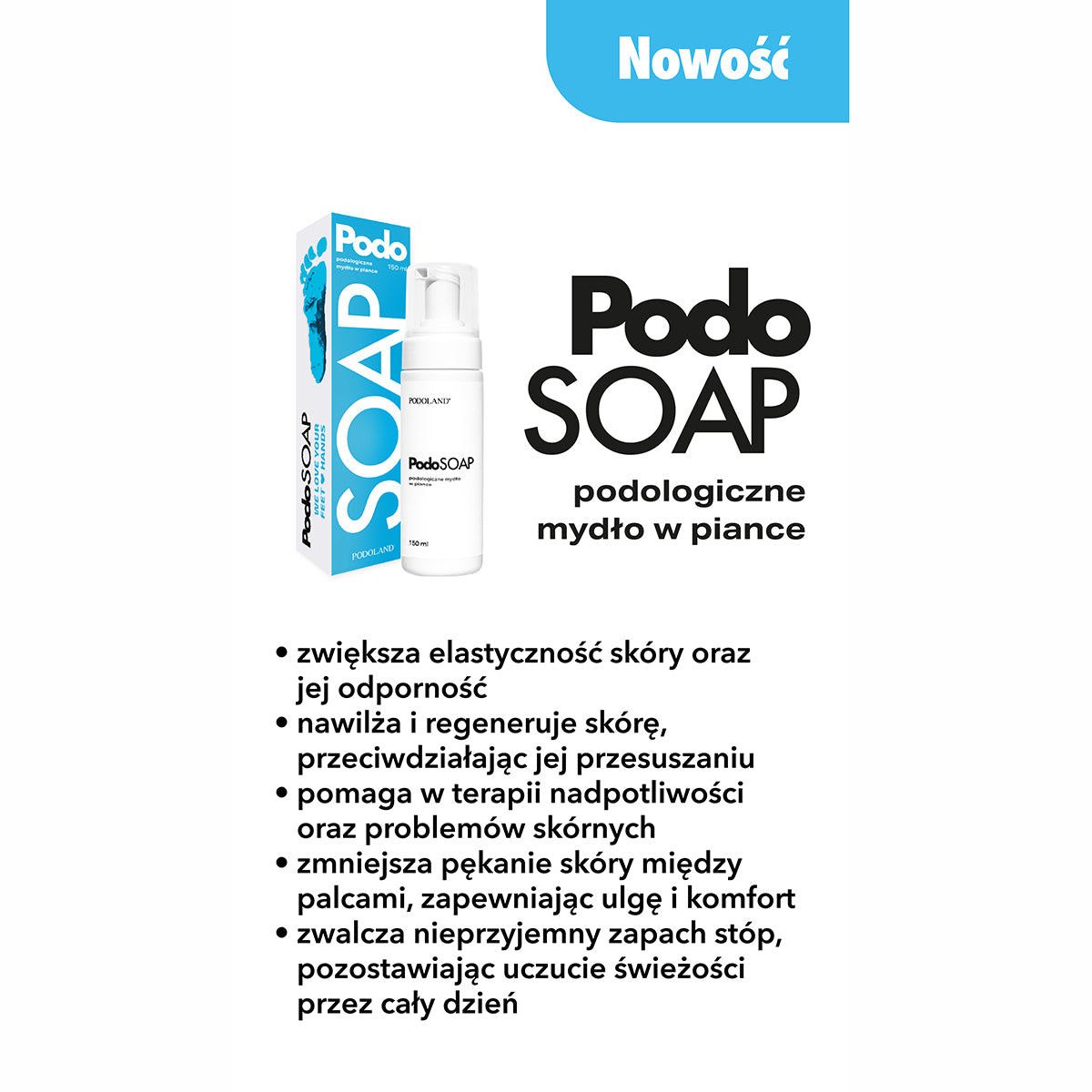 Podoland Podosoap podologické pěnové mýdlo 100 ml