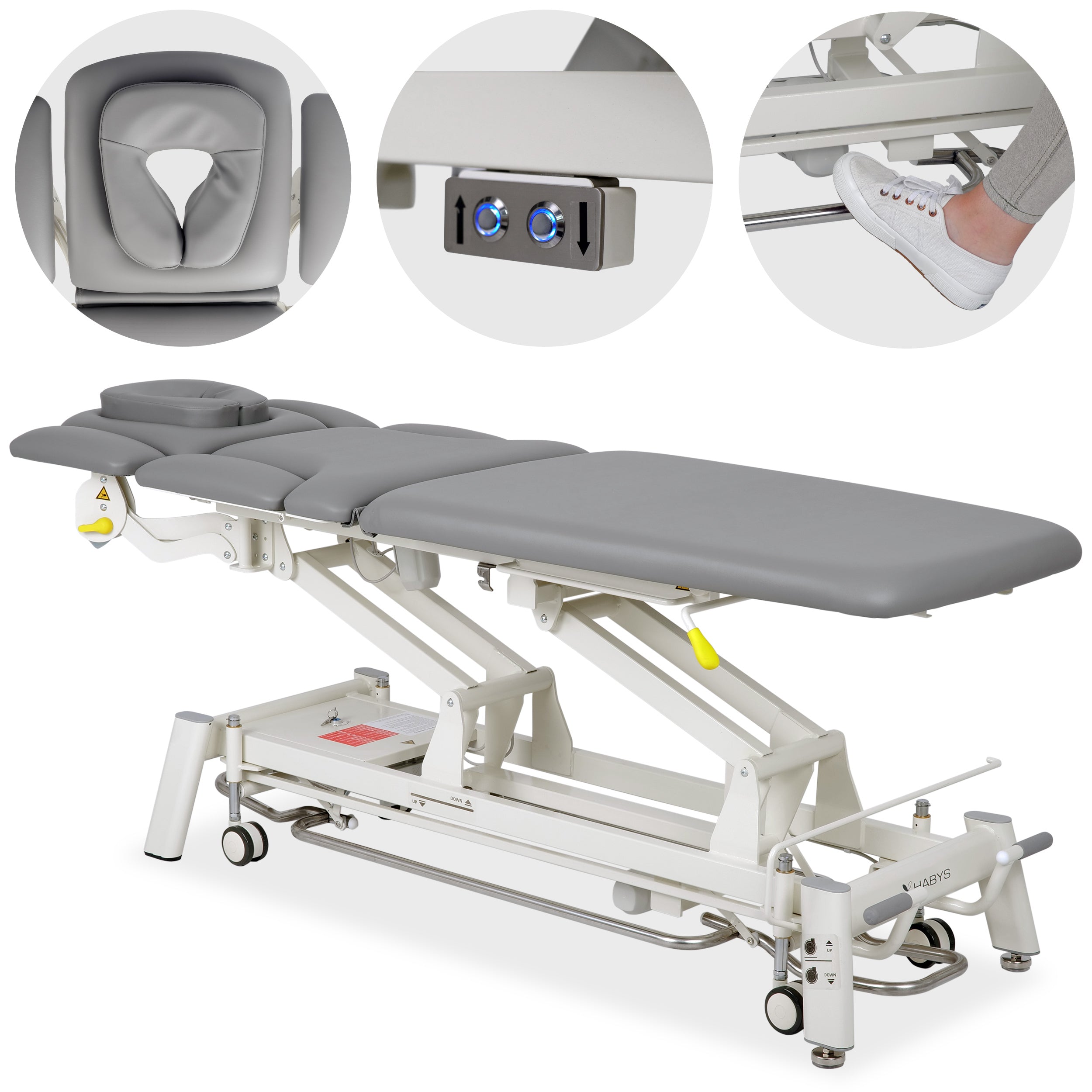 Electric massage and physiotherapy table Proxima X7 Touch Core Gray