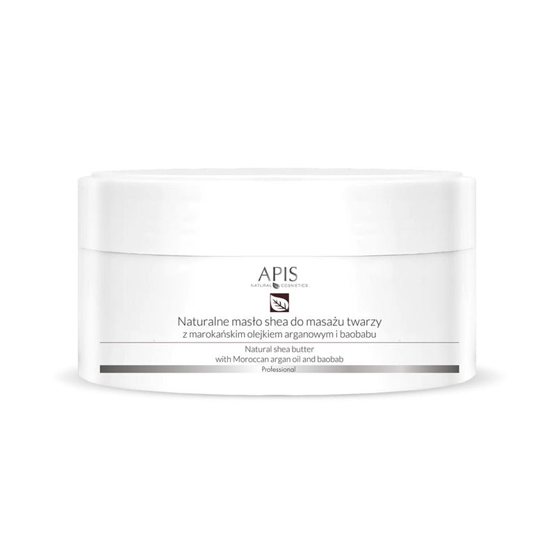 Apis natural shea butter with argan oil. for face massage 100g