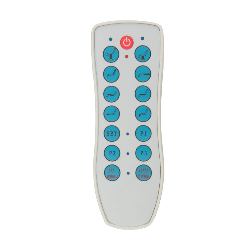 Elektrické kosmetické křeslo Azzurro 708A se 4 motory a šedým vyhříváním