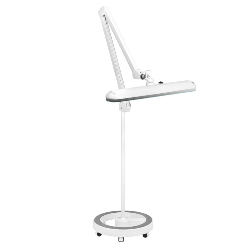 Elegant 801-s LED workshop lamp with a standard white tripod