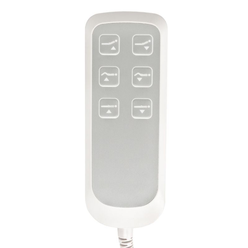 SILLON Lux 273b elektrické kosmetické křeslo + stolička 304 bílá