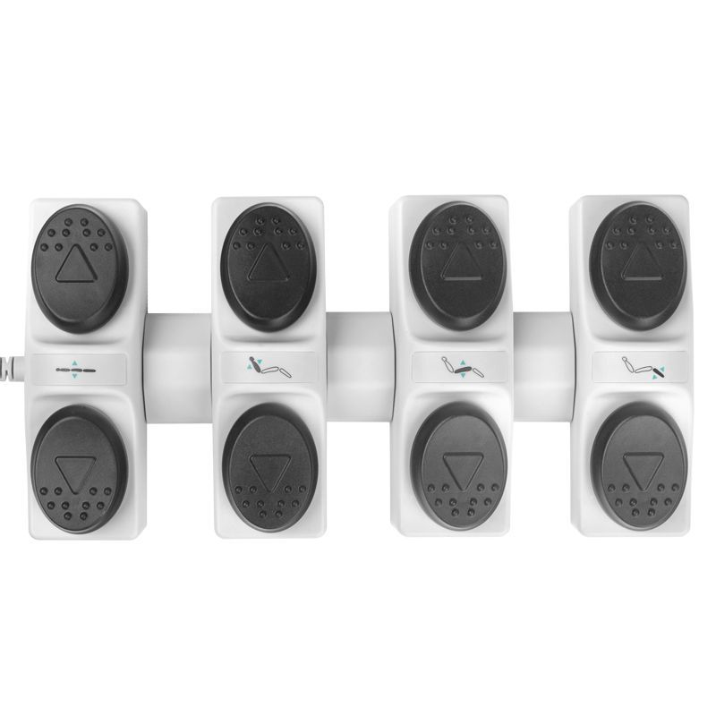 FOOT CONTROL FOR AZZURRO CHAIR 4 MOTORS WITH HEATING