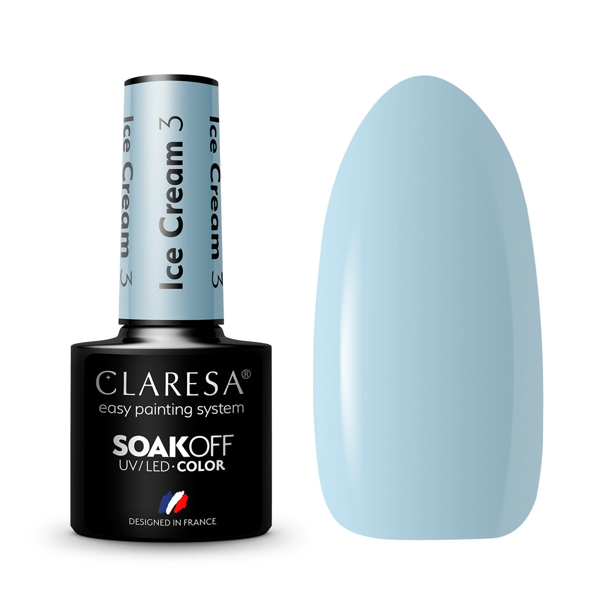 CLARESA hybrid varnish Ice cream 3 -5g