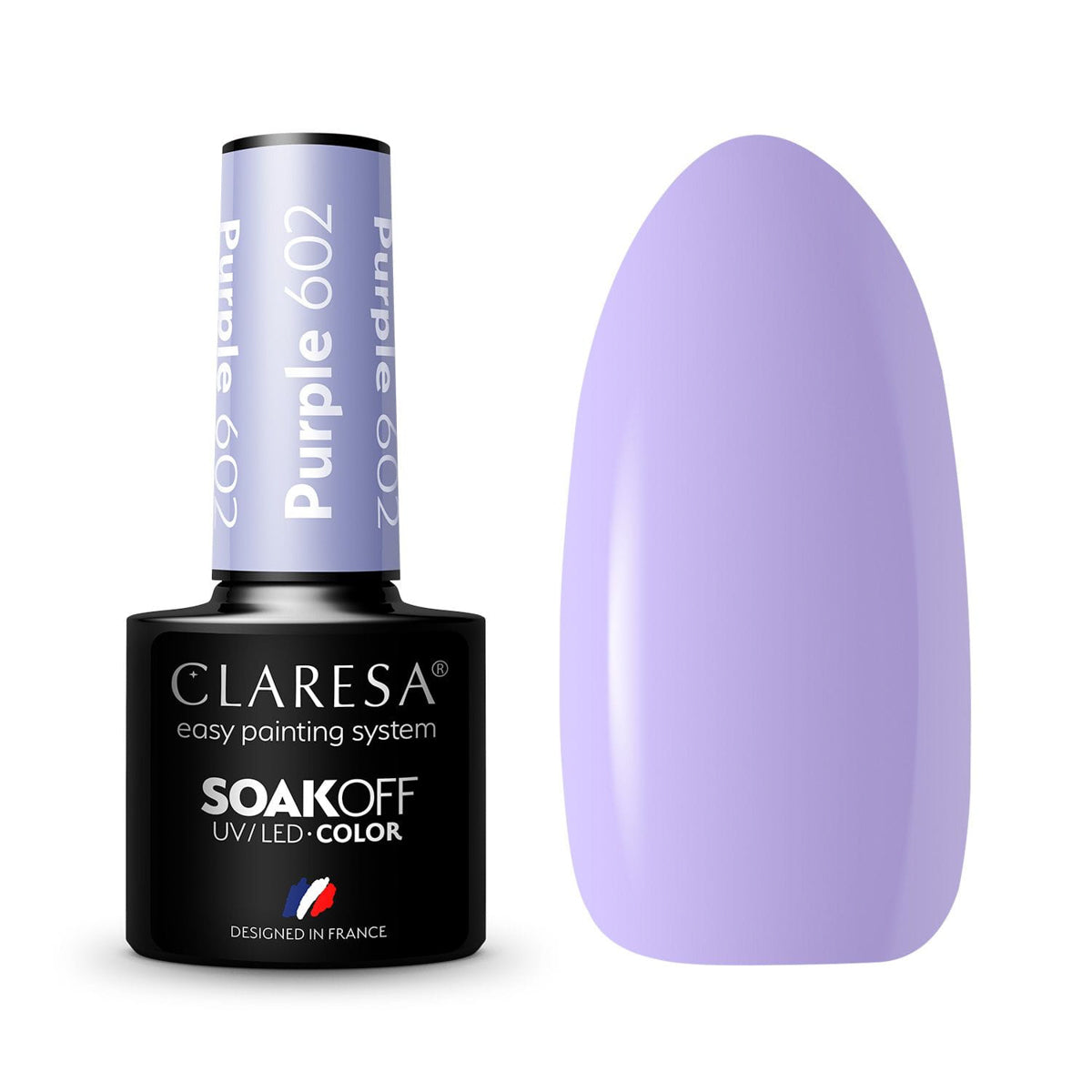 CLARESA Hybrid polish PURPLE 602 -5g