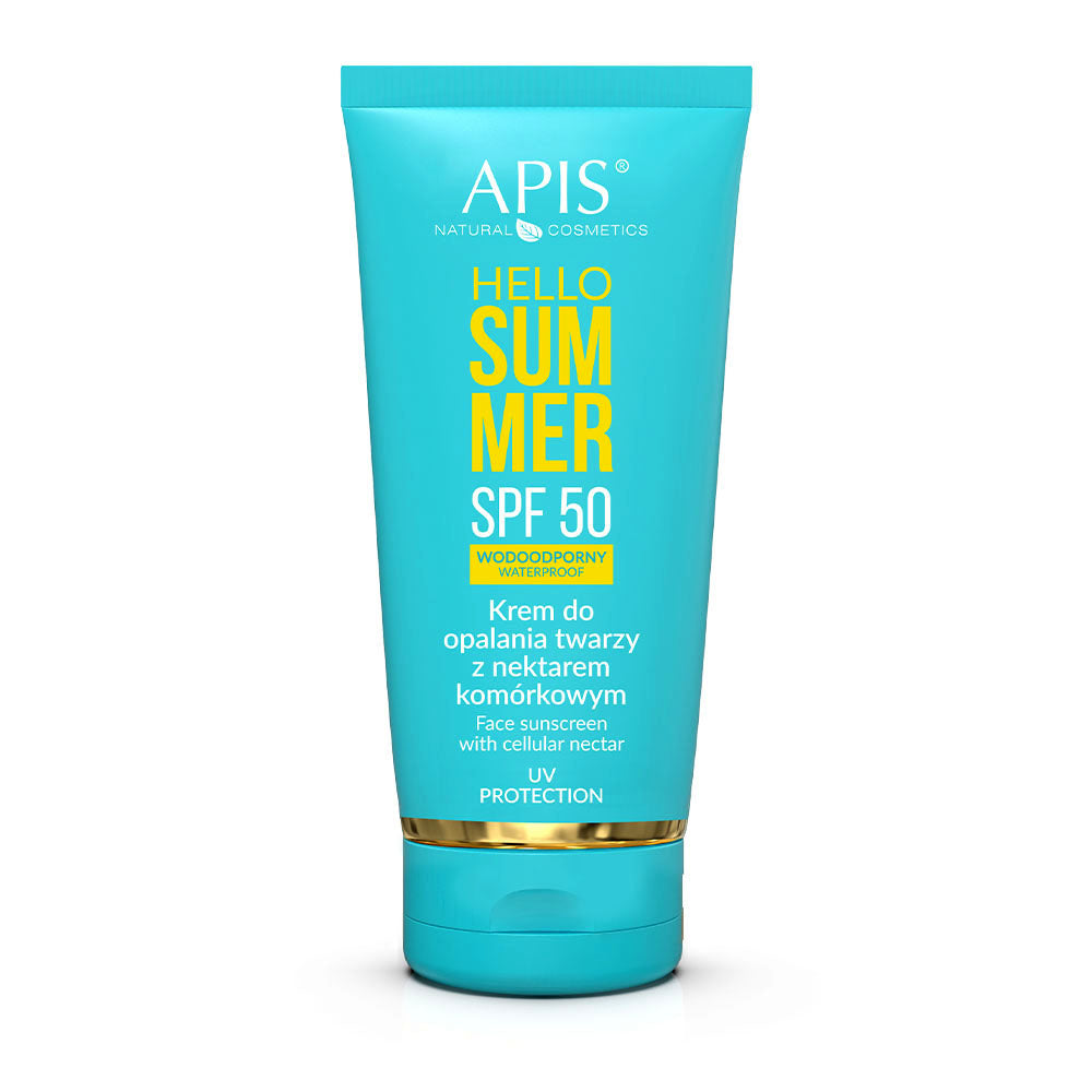APIS Hello Summer Spf 50, Face Sunscreen Cream with Cell Nectar 50 ml