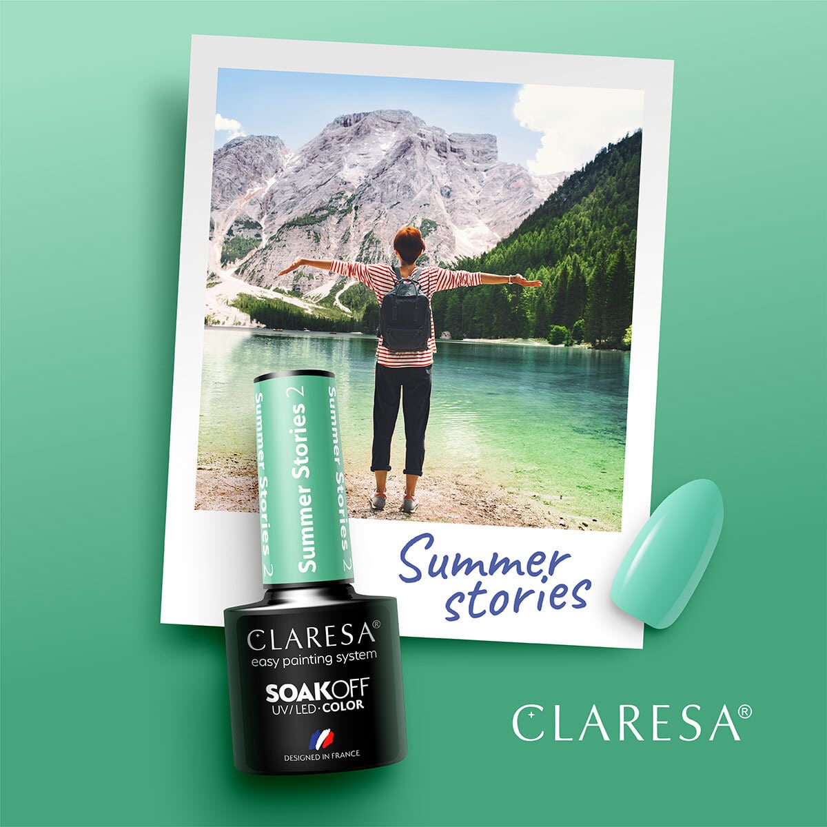 CLARESA hybrid varnish SUMMER STORIES 2 -5g