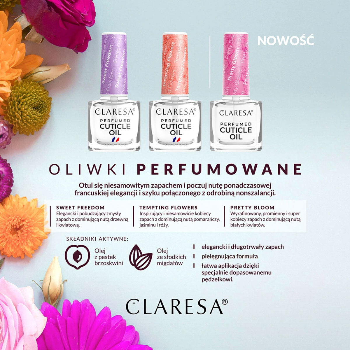 CLARESA Pretty Bloom perfume oil 5ml