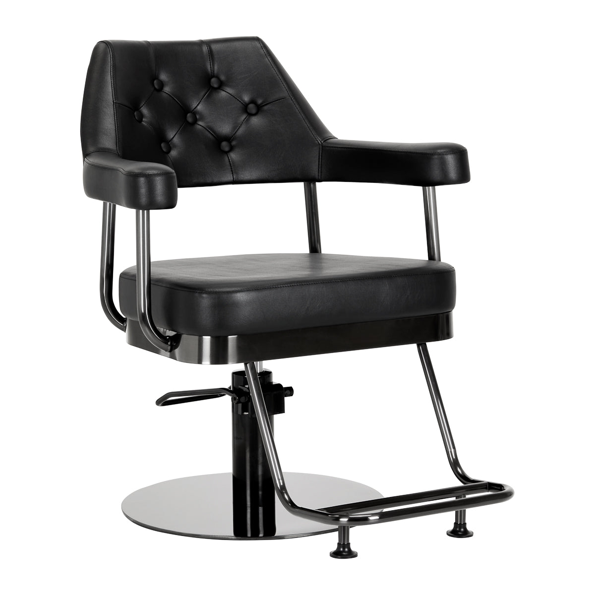 Gabbiano hairdressing chair Granda black